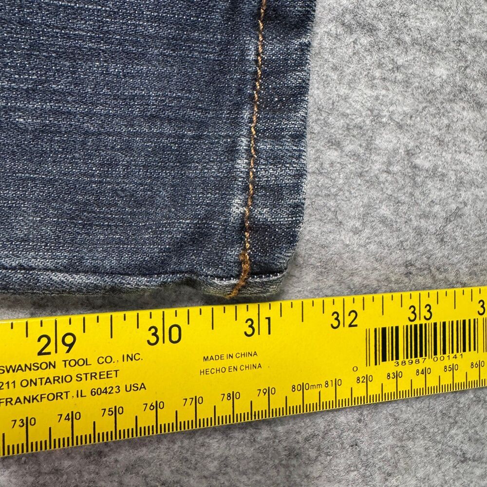 Wrangler Retro Jeans Mens 34X32 Measures 34X31 Blue Relaxed Boot Western Cowboy - Picture 5 of 12